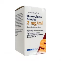 Доксорубицин Sandoz Словения/Австрия 2мг/мл фл. 5мл (10мг) в Пензе и области фото