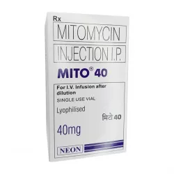 Митомицин (Mitomycin 40mg) порошок д/пригот. р-ра д/инъекц 40мг фл 1шт в Пензе и области фото
