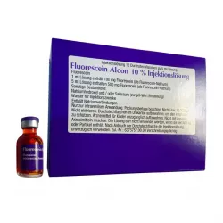 Флюоресцит Fluorescein Alcon 10% (Флуоресцеин натрия) р-р для ин. 100мг/мл 5мл №1 в Пензе и области фото