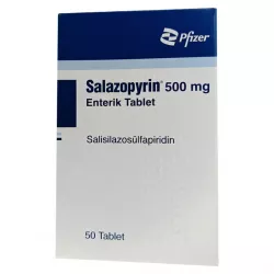 Салазопирин Pfizer табл. 500мг №50 в Пензе и области фото