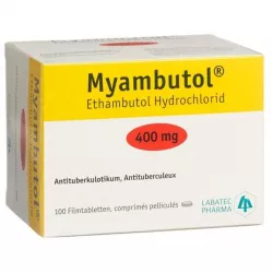 Этамбутол Миамбутол ФРАНЦИЯ Myambutol таб. 400мг №100 в Пензе и области фото