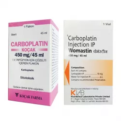 Карбоплатин Kocak / Womastin / Carplatu фл. 10мг/мл 45мл (450мг) №1 в Пензе и области фото