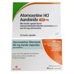 Атомоксетин 80 мг Европа :: Аналог Когниттера :: Glenmark / Aurobindo капс. №30 в Пензе и области фото