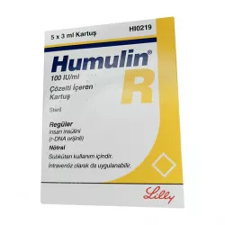 Хумулин Регуляр инсулин (Humulin-R) 100 МЕ/мл сусп. для ин. 3мл 5шт в Пензе и области фото