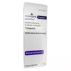 Мунджаро 5 мг / доза 4 дозы :: Тирзепатид Mounjaro KwikPen в Пензе и области фото