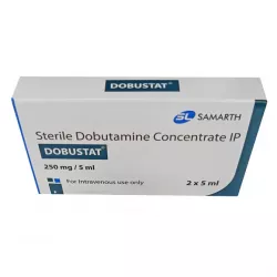 Добутамин Dobustat (dobutamine) р-р д/ин амп 250мг/5мл  №2 (2шт по 5мл) в Пензе и области фото