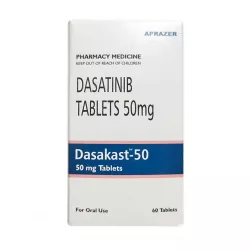 Дазатиниб (Dasakast) :: полный аналог Спрайсел :: таб. 50мг №60 в Пензе и области фото