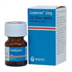 Лейкеран (Leukeran, Хлорамбуцил) в таблетках 2мг №25 в Пензе и области фото